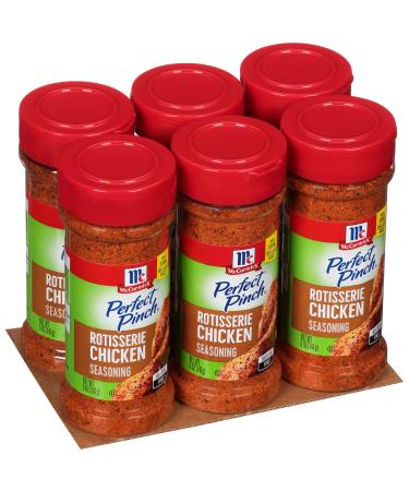 McCormick Perfect Pinch Rotisserie Chicken Seasoning, 5 oz (Pack of 6) 5 Ounce (Pack of 6)