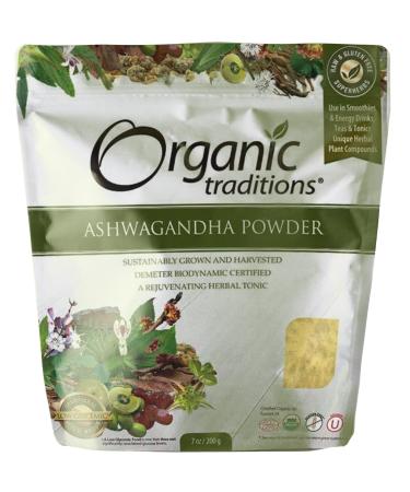 Organic Traditions Ashwagandha Root Powder 7 oz (200 g)