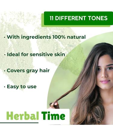 Herbal Time Henna Cappuccino N 2 Coloring Cream with Nettle Extract - 75ml | Gray Hair Cover & Temporary Dye | Ammonia, Sulfates, Parabens Free - Buy Online on SooperMarket.com