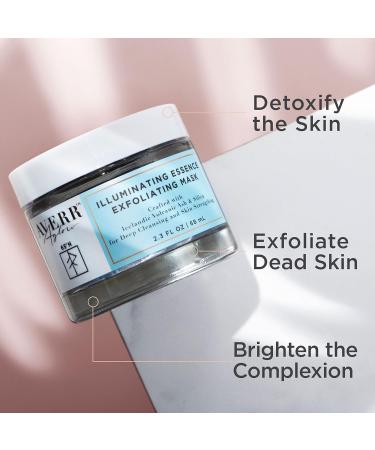 Averr Aglow Illuminating Essence Exfoliating Mask | Natural Acne Treatment & Dark Pore Minimizer | Hydrating Facial Skin Care - Buy Online on SooperMarket.com