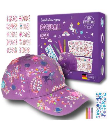 Riyeotree unicorn gifts for girls tinkering children - toys yourself design with gemstone stickers - horses girls gift - jewelry tinker girls