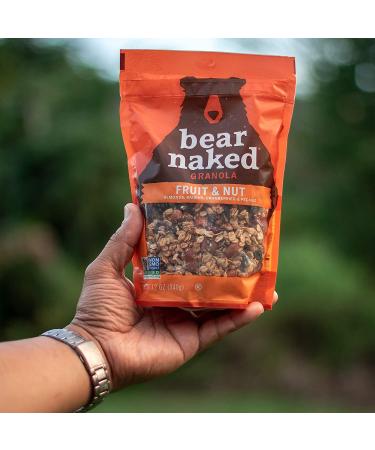 Bear Naked Granola Fruit and Nut 12oz (Pack of 3) - Vegetarian Breakfast Cereal & Whole Grain Snack - Buy Online on SooperMarket.com