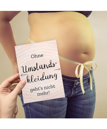 30+1 Milestone Pregnancy Photo & Memory Cards - Gift Boxed with Diary & Congrats Card | Perfect Pregnancy Gifts in DIN A6 Format - Buy Online on SooperMarket.com