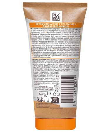 Garnier Ambre Solaire Sunscreen SPF 30 - Moisturizing Sun Protection Milk (50ml) - International Shipping Available - Buy Online on SooperMarket.com