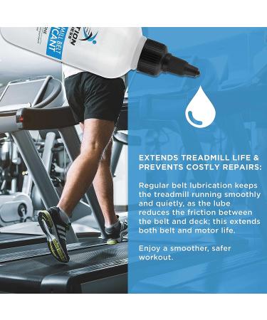 Action Fitness 100% Silicone Treadmill Belt Lubricant 8oz (2 Pack) - Full Width Lubrication, Controlled Flow, Odorless - Includes Application Tubes - Buy Online on SooperMarket.com