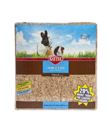 Kaytee Superpet Clean & Cozy litter for small pets such as mice racing mice rodents hamsters rabbits particularly absorbent paper litter 99.9 % dust -free of course 72l of course 72 liters
