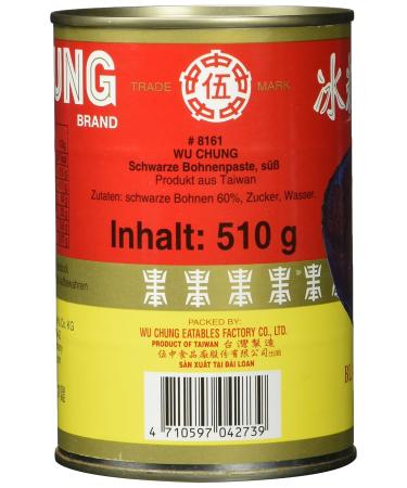 Wu Chung Black Bean Paste - Authentic Chinese Sauce (510g) | International Shipping - Buy Online on SooperMarket.com