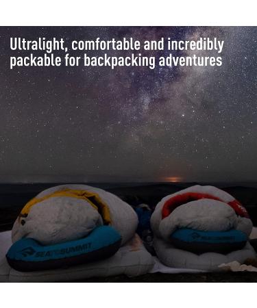 Sea to Summit Aeros Ultralight Inflatable Camping and Travel Pillow - Aqua Regular (14.2 x 10.2) - Buy Online on SooperMarket.com