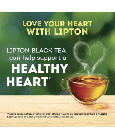 Lipton Black Tea Bags 8 oz 100 Count Pack of 6 - Supports Heart Health, Naturally Smooth Taste - Buy Online on SooperMarket.com