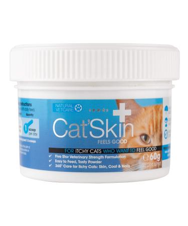 Natural VetCare Cat'Skin Veterinary Strength Skin and Coat Supplement for Itchy Cats