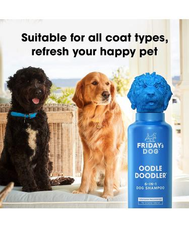 Fridays Dog Grooming 12 oz Oodle Doodler Shampoo - Cleanse, Soothe, and Deodorize with Skin-Healthy Formula for a Shiny Coat - Buy Online on SooperMarket.com