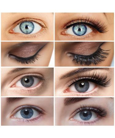 Kurtzy Individual Eyelashes Set (4 pcs) - 8 10 12 14mm Premium Eyelash Extensions for Natural & Dramatic Volume - International Shipping Available - Buy Online on SooperMarket.com