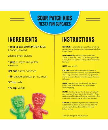 Sour Patch Soft and Chewy Kids Candy 816g - Sweet & Sour Treat for Kids | International Shipping Available - Buy Online on SooperMarket.com
