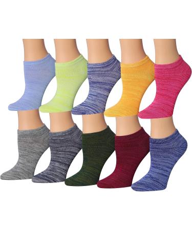 Tipi Toe Women's 20-Pack Colorful Patterned Low Cut Socks 9-11 - Bare Space Dye - Buy Online on SooperMarket.com