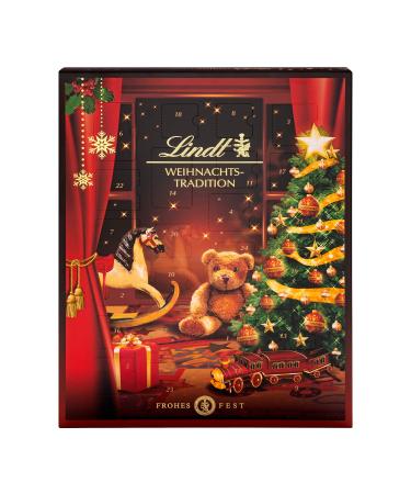 Lindt chocolate Christmas tradition Advent calendar 2023 |253 G |24 different chocolates and surprisesFor the Christmas season | Gift chocolate 253 g (1 Pack)