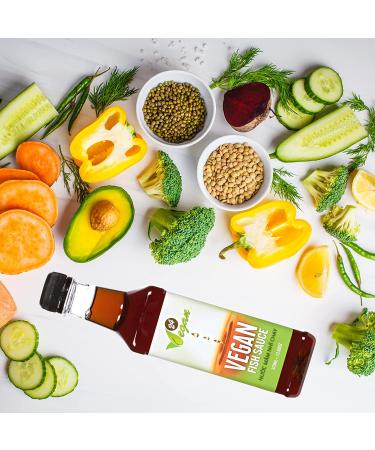 Premium 24Vegan Fish Sauce: Gluten-Free, Plant-Based Umami Seasoning for Vegetarian Asian Dishes - Buy Online on SooperMarket.com