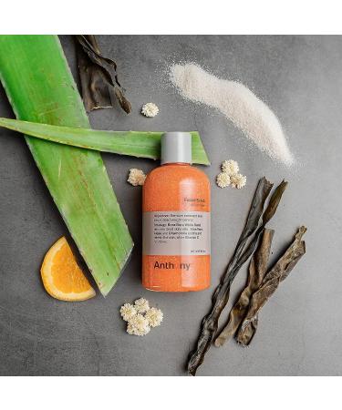 Anthony Men's Exfoliating Face Scrub with Vitamin C, Aloe, Chamomile & Algae - 8 Fl Oz - Buy Online on SooperMarket.com