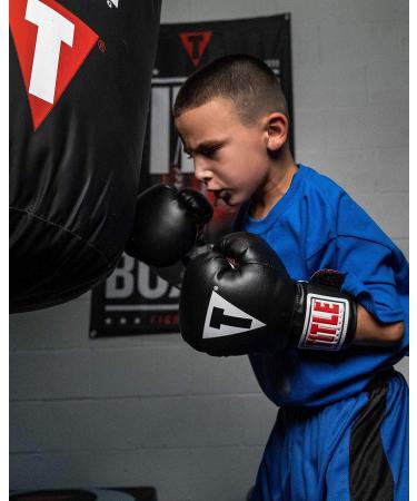 TITLE Classic Kid & Youth Boxing Gloves 2.0 - Black/White/Red (Youth) - Buy Online on SooperMarket.com