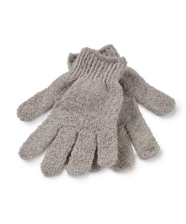 Manicare Exfoliating Gloves Back And Body Scrubber Shower Bath Spa Cleansing Washing Exfoliating Wash Mitts Loofah Good For Circulation Cellulite And Dry Dead Skin One Size