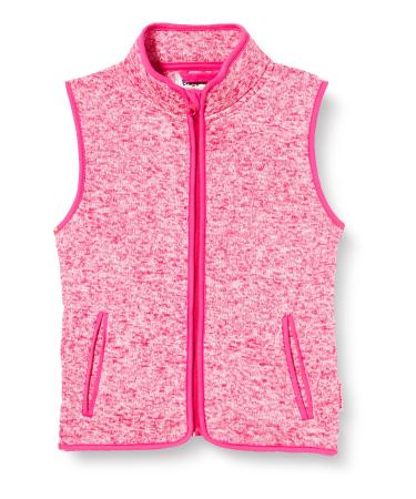Playshoes Unisex Kid's Fleece Weste Outdoor top 104 pink knitted fleece