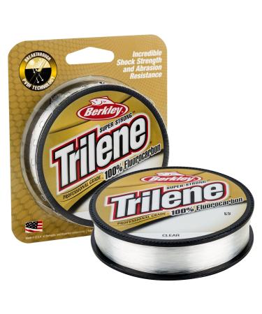 Berkley Trilene 100% Fluorocarbon Fishing Line/Leader Material 200 Yards Clear 15 Pounds