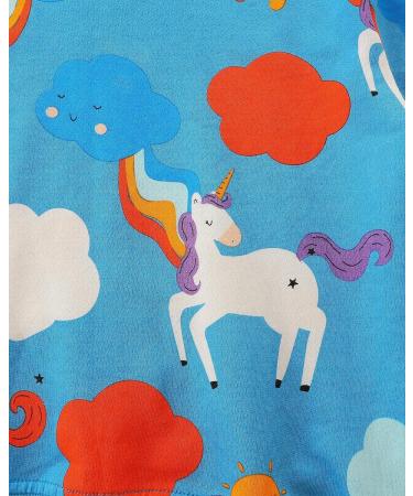 Girls Cotton Sweatshirt | Kids Casual Jumper Long Sleeve Pullover | Toddler T-Shirt | Ages 1-12 | Unicorn Design | Size 4-5 Years - Buy Online on SooperMarket.com