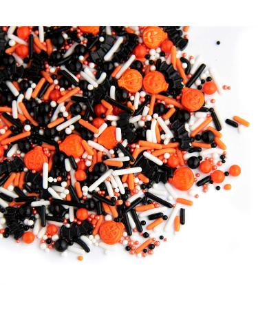 Sweets Indeed Sprinkles - Halloween Sprinkles - Cake Sprinkles - Gluten-Free Sprinkles for Baking - Cupcake and Cake Topper - Sprinkle Mix - Sprinklefetti - Trick or Treat - 6.5 ounces
