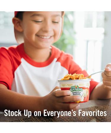 Chef Boyardee Mini Spaghetti Rings & Meatballs 7.5 Oz. Microwavable Bowls - Pack of 12 - Buy Online on SooperMarket.com