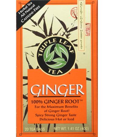 Triple Leaf Ginger Tea Bags - 20 ct