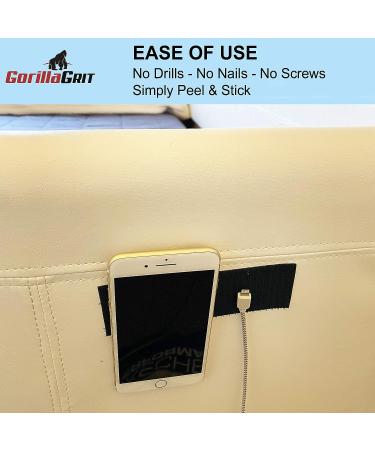 Self-Adhesive Hook and Loop Tape - 15ft x 2 inch Wide - Heavy Duty Sticky Back Tape Fastener Roll - 15ft x 2in - Buy Online on SooperMarket.com