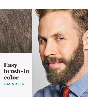 Just For Men Mustache & Beard Coloring - Light-Medium Brown M-30 (Pack of 1) with Brush Included - Packaging May Vary - Buy Online on SooperMarket.com