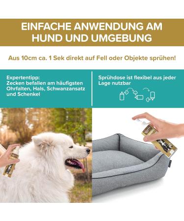 Premium Tick Spray for Dogs - 250ml | Natural & Effective Protection Against Ticks | Made in Germany - Buy Online on SooperMarket.com