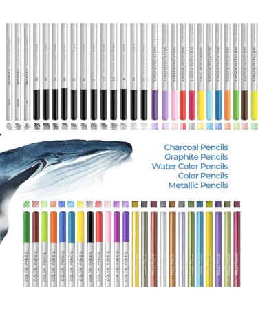 Bellofy 72 Pack Drawing Kit with 100 Sheets Drawing Pad | Art Supplies for Adults & Kids | Complete Drawing Set for Beginners | Ideal Drawing Kit for Kids 9-12 - Buy Online on SooperMarket.com