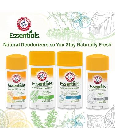 ARM & Hammer Essentials Solid Deodorant Unscented 2.5 oz (Pack of 12) - Buy Online on SooperMarket.com