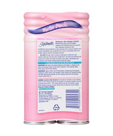 Skintimate DrySkin Shave Gel for Women 7 oz 2pk - Hydrating Formula for Smooth Shave - Buy Online on SooperMarket.com