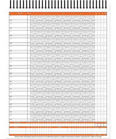 Softball Scorebook with Rules & Scoring | Heavy Duty for Youth & Adult Players - Buy Online on SooperMarket.com