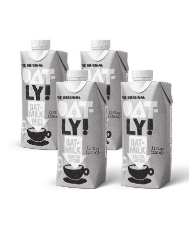 Oatly Barista Edition Oatmilk 11 Ounce (4 Pack) Single Serve