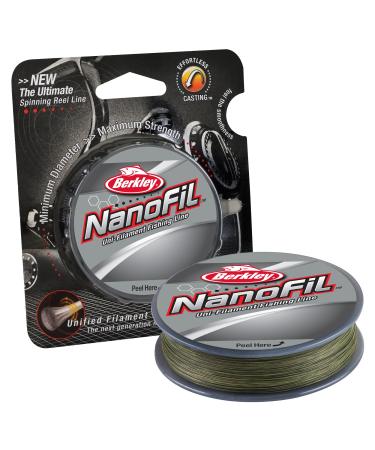 Berkley NanoFil Uni-Filament Fishing Line 150 Yards Low-Vis Green 6 Pounds