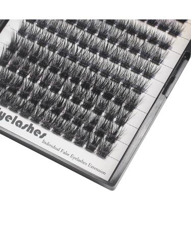 Dedila 120 Pcs Handmade D Curl Mixed Eyelash Extensions 10-12-14-16mm/12-14-16mm/14-16-18mm - Soft, Lightweight, Wide Stem Individual False Lashes: Mixed 12-14-16mm - Buy Online on SooperMarket.com