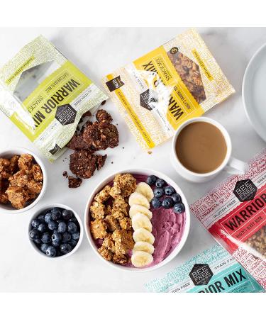 BeeFree Warrior Mix Chunky Granola Bites - Paleo, Low Carb, Grain Free | Hagens Berry Bomb Flavor | 9oz Bags, 3 Pack - Buy Online on SooperMarket.com