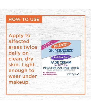 Palmer's Skin Success Eventone Fade Cream for Oily Skin 2.7 Fl Oz - Even Tone & Reduce Dark Spots - Buy Online on SooperMarket.com
