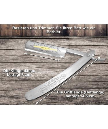 Premium Solingen Gold Etched Razor Set with Grinding Pastes & Strop - International Shipping Available - Buy Online on SooperMarket.com