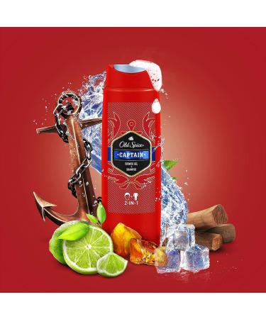 Old Spice Captain Shower Gel and Shampoo 400ml - Buy Online on SooperMarket.com