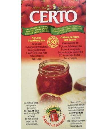 CERTO Pectin Liquid 170ml - Trusted Brand for Preserving Jams & Jellies - Buy Online on SooperMarket.com