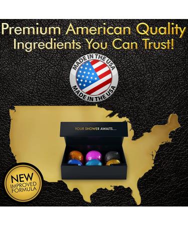 Luxury Shower Steamers Aromatherapy Gift Set | Made In USA | Essential Oil Shower Bombs | For Women | Shower Fizzies | Steam Shower Scents - Buy Online on SooperMarket.com