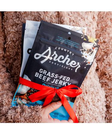 Country Archer Original Beef Jerky | 100% Grass-Fed, Gluten-Free, 16 oz - Buy Online on SooperMarket.com