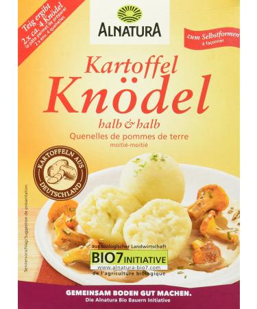 Alnatura organic potato dumplings half and half pack of 8 (8 x 225 g)