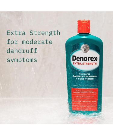 Denorex Extra Strength Anti Dandruff Shampoo & Conditioner Treatment 10oz - 3% Salicylic Acid for Dandruff, Seborrheic Dermatitis & Psoriasis - Buy Online on SooperMarket.com