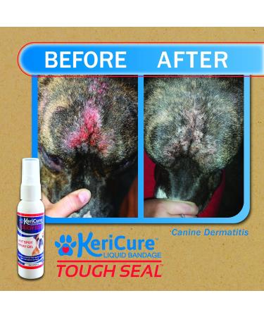 KeriCure Tough Seal Liquid Bandage and Hot Spot Spray Combo 2 Pack Small Animal Dog Cat Pet Spray on Liquid Bandage and Soothing Hot Spot Gel Spray Each 2oz Spray Bottles Soothe Protect & Heal - Buy Online on SooperMarket.com