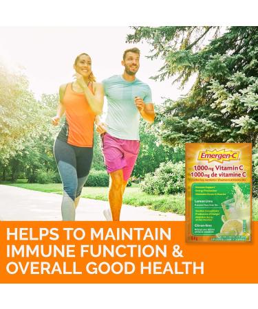 Emergen-C Raspberry (30 Count) 1000mg Vitamin C/Electrolytes/B Vitamins Mineral Supplement & Lemon-Lime (30 Count) 1000mg Vitamin C/Electrolytes/B Vitamins Mineral Supplement Vitamin + Vitamin C - Buy Online on SooperMarket.com